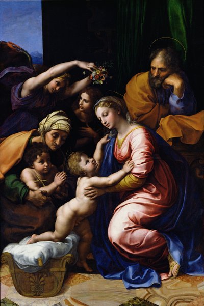 Holy Family (known as the Grande Famille of Francois I) by Raffaello Sanzio Raphael